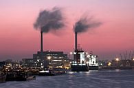 Le port de Rotterdam au coucher du soleil par Eye on You Aperçu