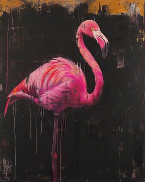 Pink Enigma van Kunst Kriebels