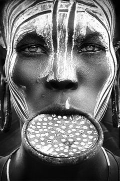Tribal beauty - Ethiopia, Mursi people, Sergio Pandolfini by 1x