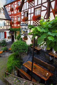 Historische stad Beilstein, Moezel, Duitsland van Jan Schneckenhaus