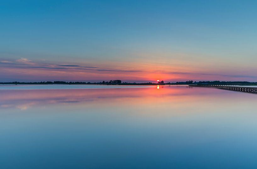 Sonnenuntergang 't Roegwold in Groningen von Marcel Kerdijk