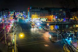Dublin bei Nacht von Nature Urban Art Walls