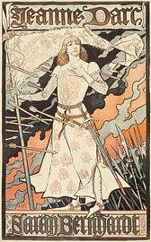 Joan of Arc-Sarah Bernhardt (1889-1894) by Eugène Grasset