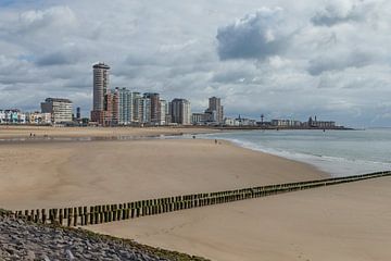 Zicht op de plaats Vlissingen in Zeeland.