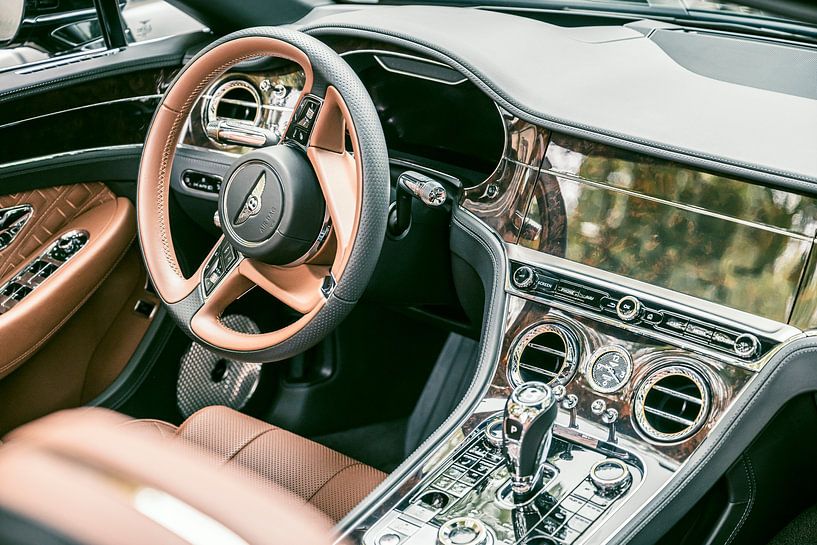 Bentley Continental GT V8 Cabrio Auto Armaturenbrett von Sjoerd van der Wal Fotografie