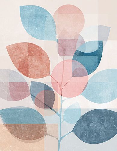 Leaves Motif by ARTEO Paintings