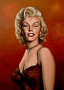 Marilyn Monroe Schilderij 6 par Paul Meijering Aperçu