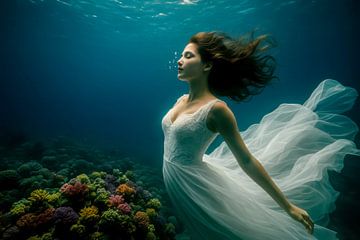 Breath of the deep - Born in silence by Klaus Tesching - Art-AI