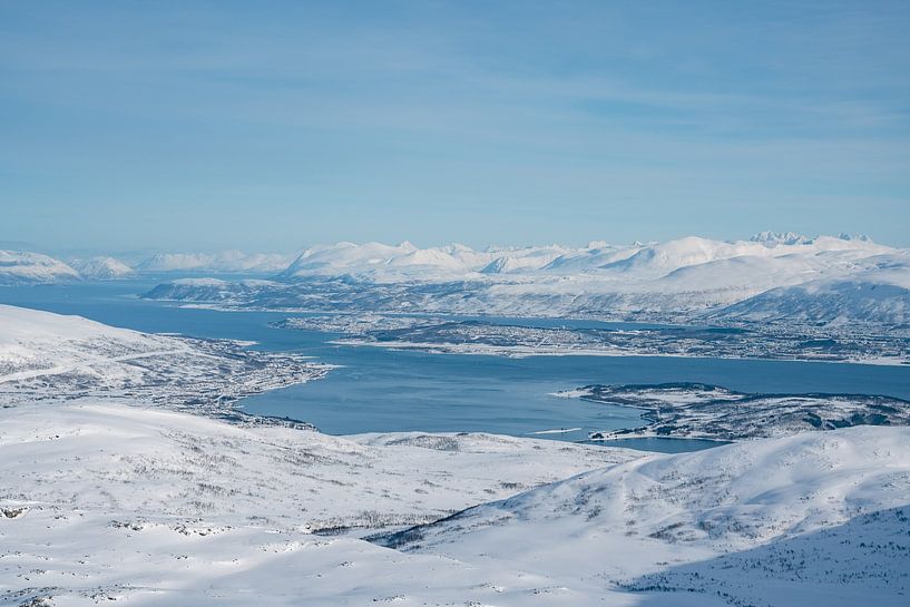 Paysage hivernal près de Tromso par Leo Schindzielorz