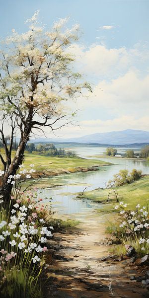 Landscape | Landscape by ARTEO Paintings