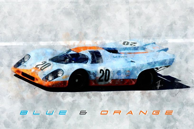 Gulf-Porsche 917 par Theodor Decker