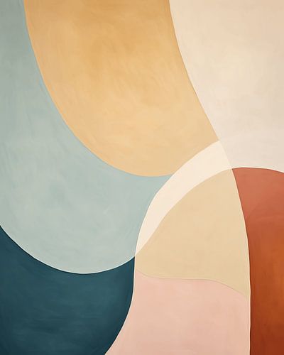 Moderne und abstrakte Formen im Bohème-Stil