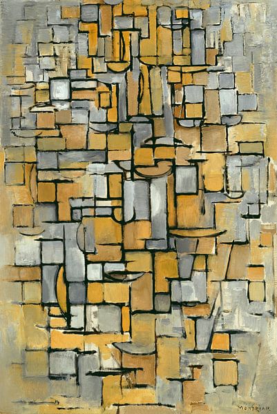 Tableau-Nr. 1, Piet Mondrian von Meesterlijcke Meesters