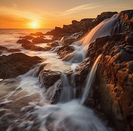 Sonnenuntergang am Meer