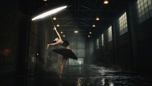 Ballerina on pointe - A Cinematic Portrait