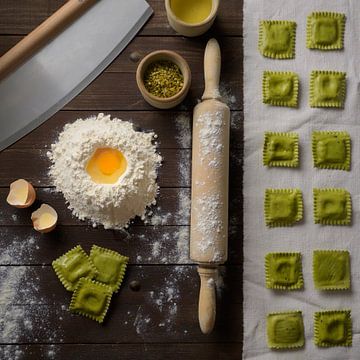 Ravioli maken van Patrick Mollema