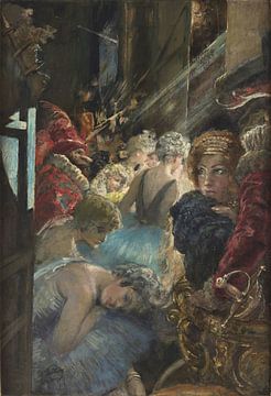 Mariano Fortuny, Achter de schermen van theater La Scala, 1934 van Atelier Liesjes