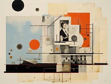 Bauhaus Dada Collage von Raymond Wijngaard