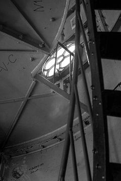 Vuurtoren interieur van Blond Beeld