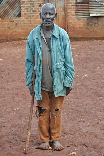 een oude man met moddervoeten 