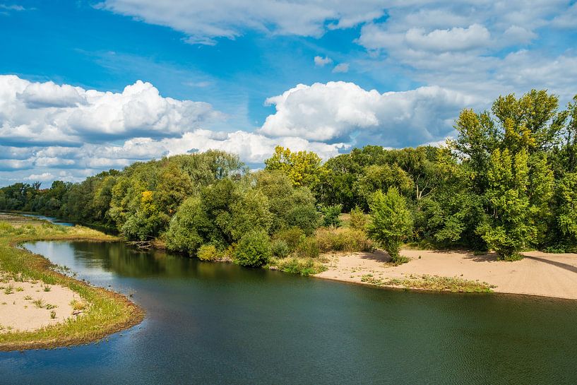 View over the river Elbe near Magdeburg, Germany by Rico Ködder