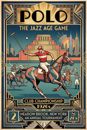 Polo Jazz Age von Theodor Decker