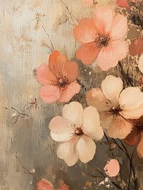 Blush flowers painting by haroulita