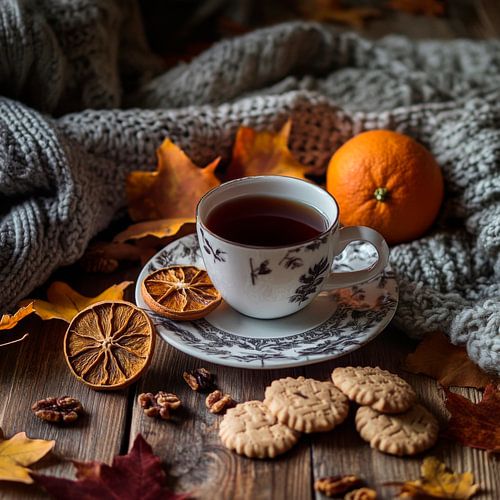 Herbstlicher Tee Genuss