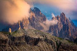 Cadini Groep bij zonsondergang
