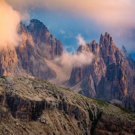Cadini Gruppe im Sonnenuntergang von Martin Wasilewski