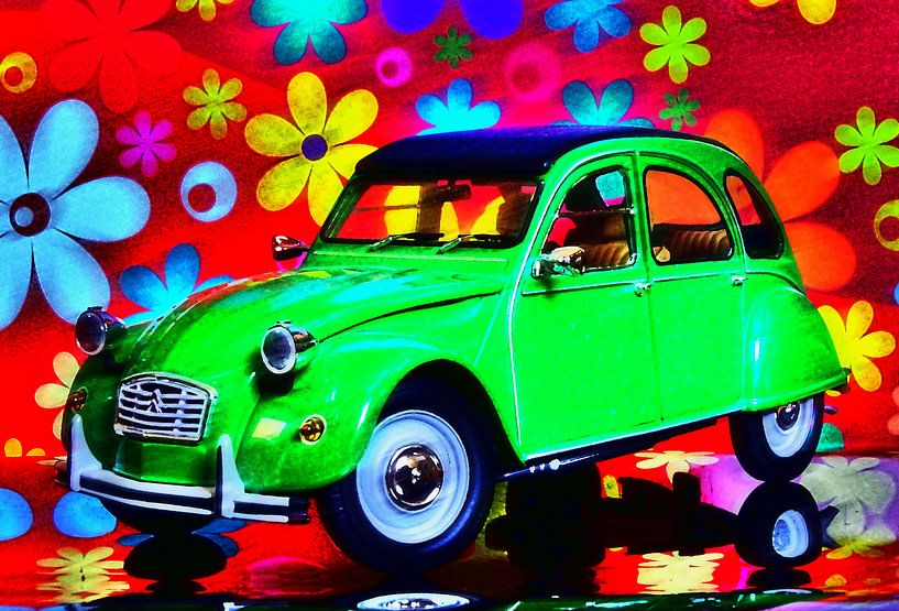 Citroën 2CV alias "Ente" - Digital Works Jean-Louis Glineur van DeVerviers