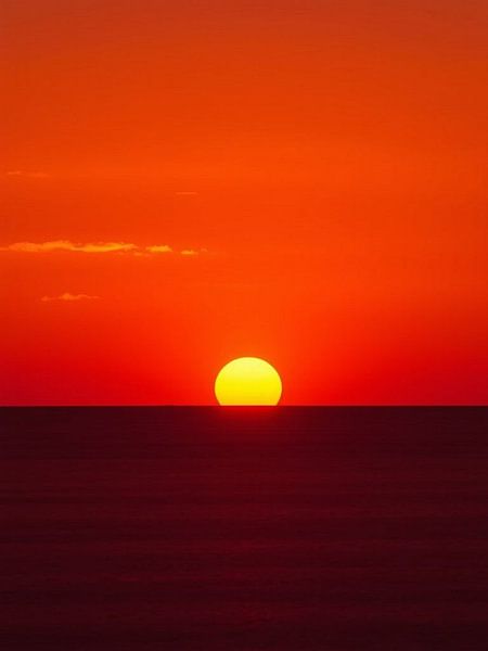 Une symphonie de teintes orange et rouge. par Artistic