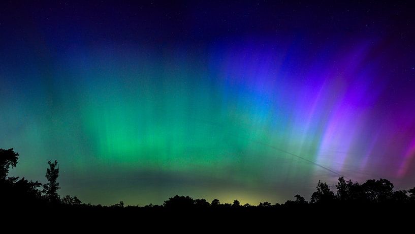 Aurora Borealis | Nordlichter in den Niederlanden von Sander Goldbach