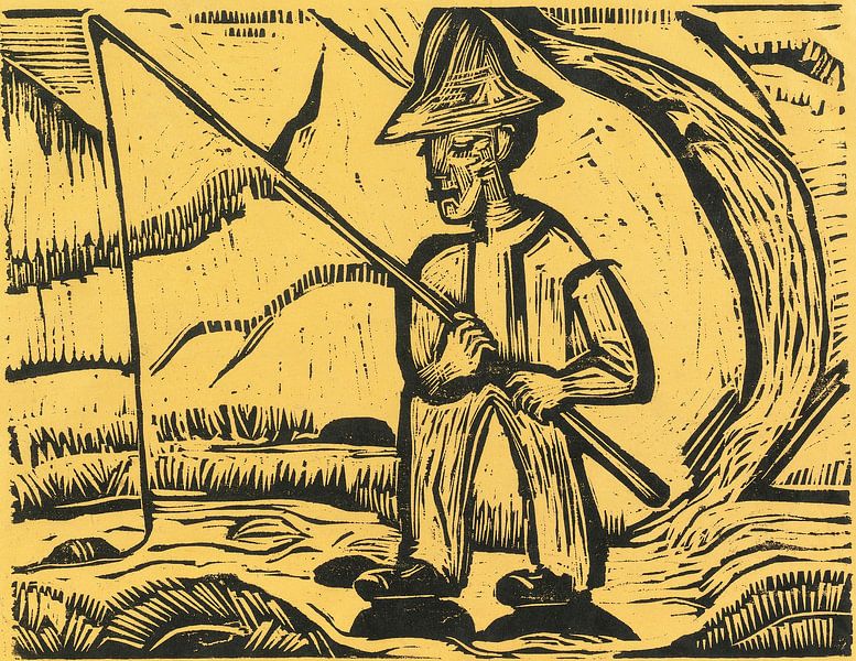 The fisherman,  Ernst Ludwig Kirchner1923 by Atelier Liesjes
