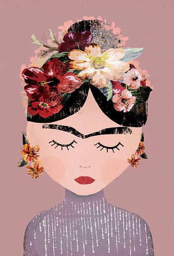 Frida (pastel) van Treechild