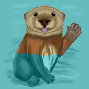 Hallo Otter von Antiope33