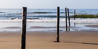 Borderline op het strand