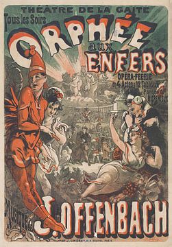 Jules Chéret - Orphée aux enfers (1878) sur Peter Balan
