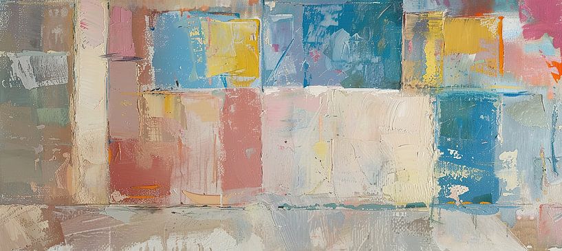 Spectrum Weave van Abstract Schilderij