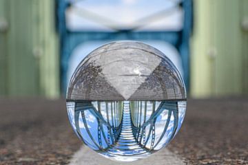 IJsselbrug over de IJssel tussen Zwolle en Hattem van Sjoerd van der Wal Fotografie