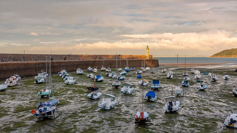 Ein kleiner Hafen von Binic - Etables-sur-mer von Rob van der Teen