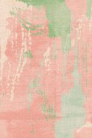 Scandinavian colorful abstract art in pink, green, white