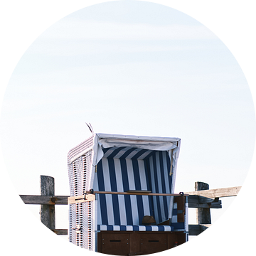 Strandstoel aan de Noordzeekust