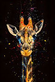 Giraffe art by MNS Designs