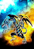 Blauäugiger weißer Drache