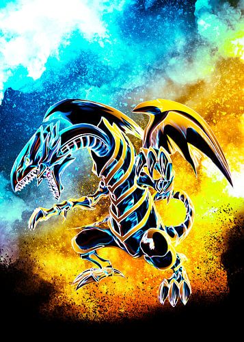 Blauäugiger weißer Drache