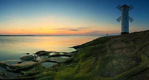 Der Angler am Meer