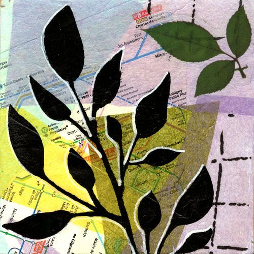 artistieke achtergrond collage