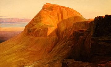 Masada on the Dead Sea - Edward Lear