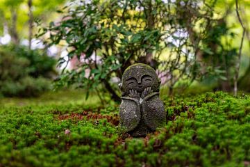Jizo in Nature - A Moment of Peace and Warmth by Michael Bollen